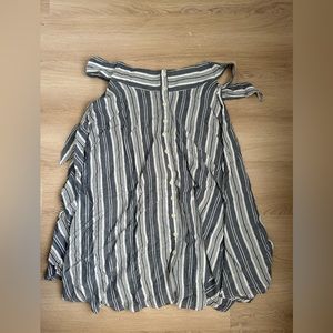 Free People Striped Maxi Skirt (brand new never worn)